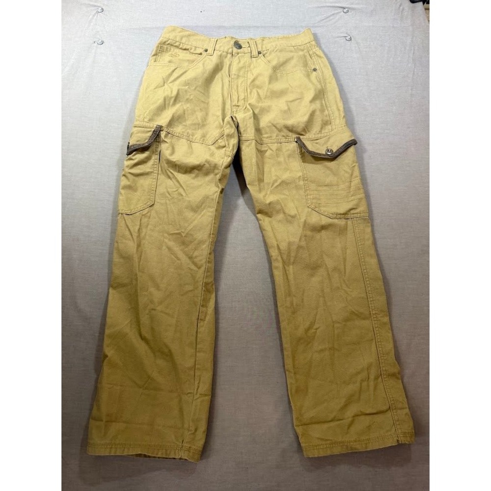 Eight 732 Mens Khaki Cargo Pants Utility Style 32x30 Hip Hop Streetwear